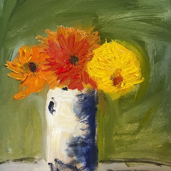 Three Autumn Flowers - Picture 2 of 2